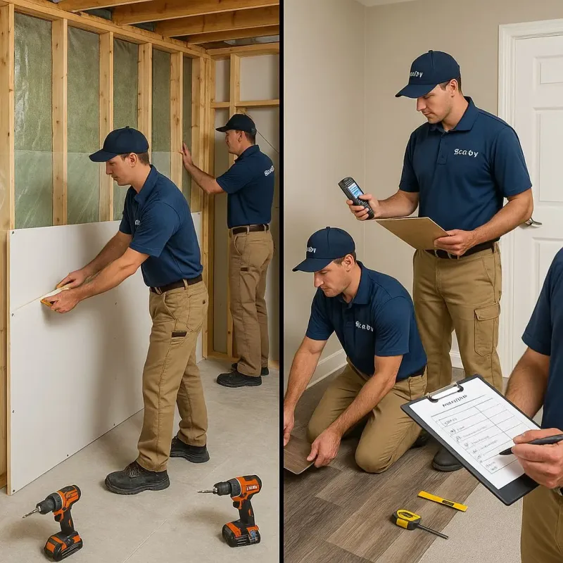 Repairs and Reconstruction process in Cowlitz County, WA